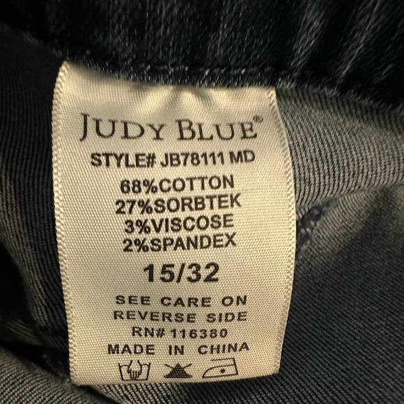 Judy Blue pull on skinny Jeans size 15/32 - Picture 9 of 9